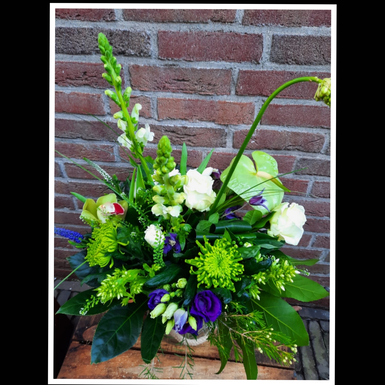 Boeket wit-paars