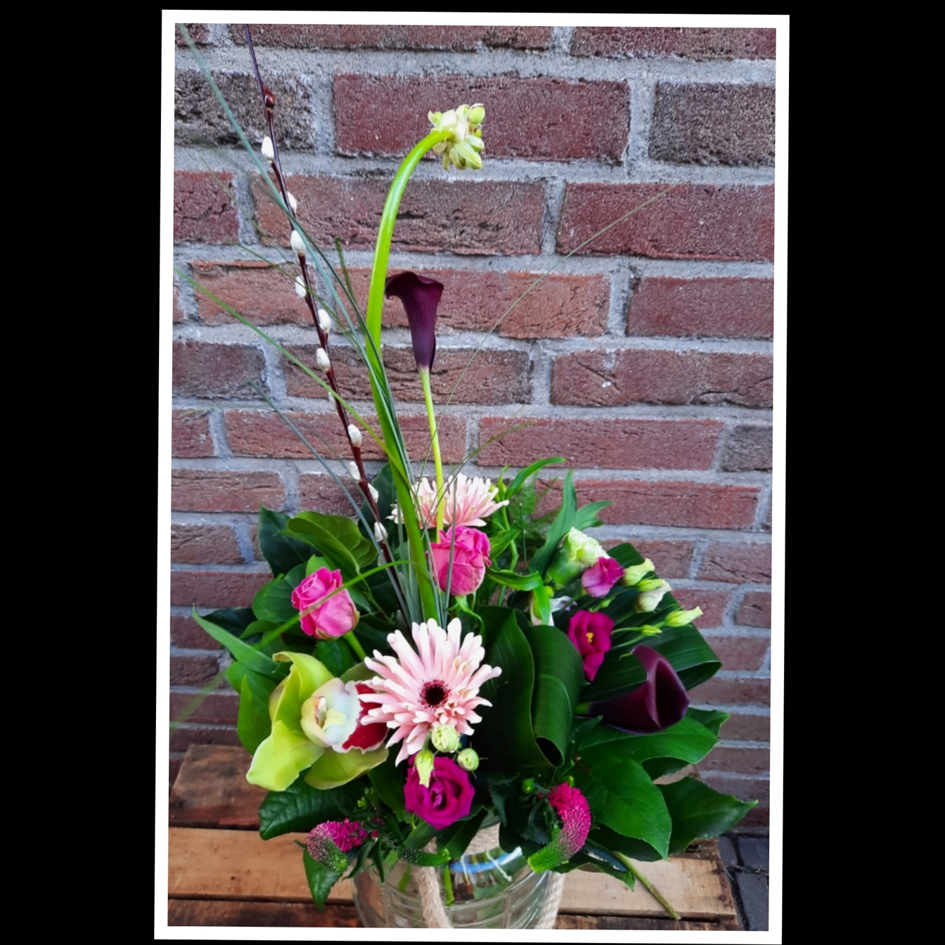 Roze boeket klassiek