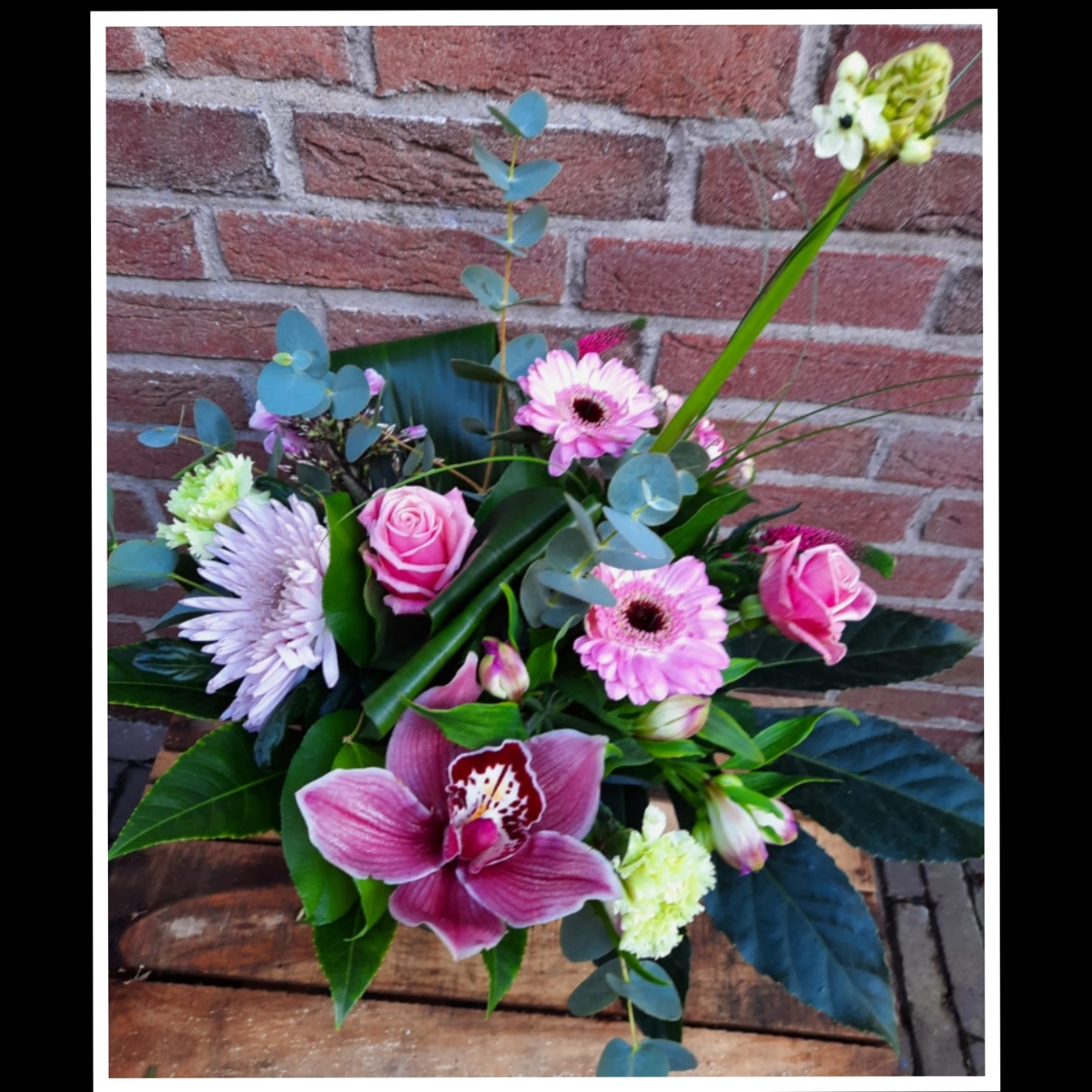 Roze boeket